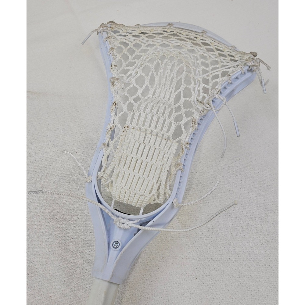 StringKing A7150 W Womens Complete Lacrosse Stick White Aluminum Alloy Shaft